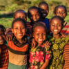 Group of happy African children - Ethiopia, East Africa Campaign for Orphans and Vulnerable Children